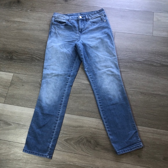 Women's Blue Skinny Jeans - Picture 11 of 12